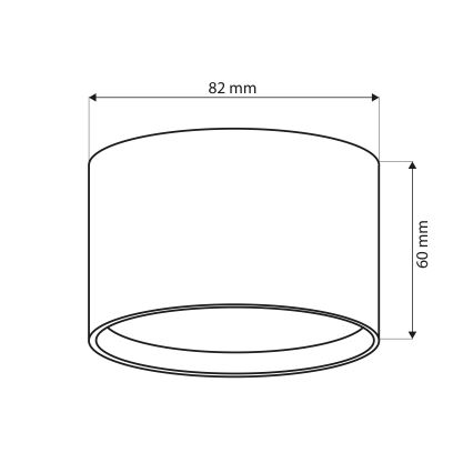 Brilagi - LED Bodové svietidlo SMOOTH 1xGX53/15W/230V biela