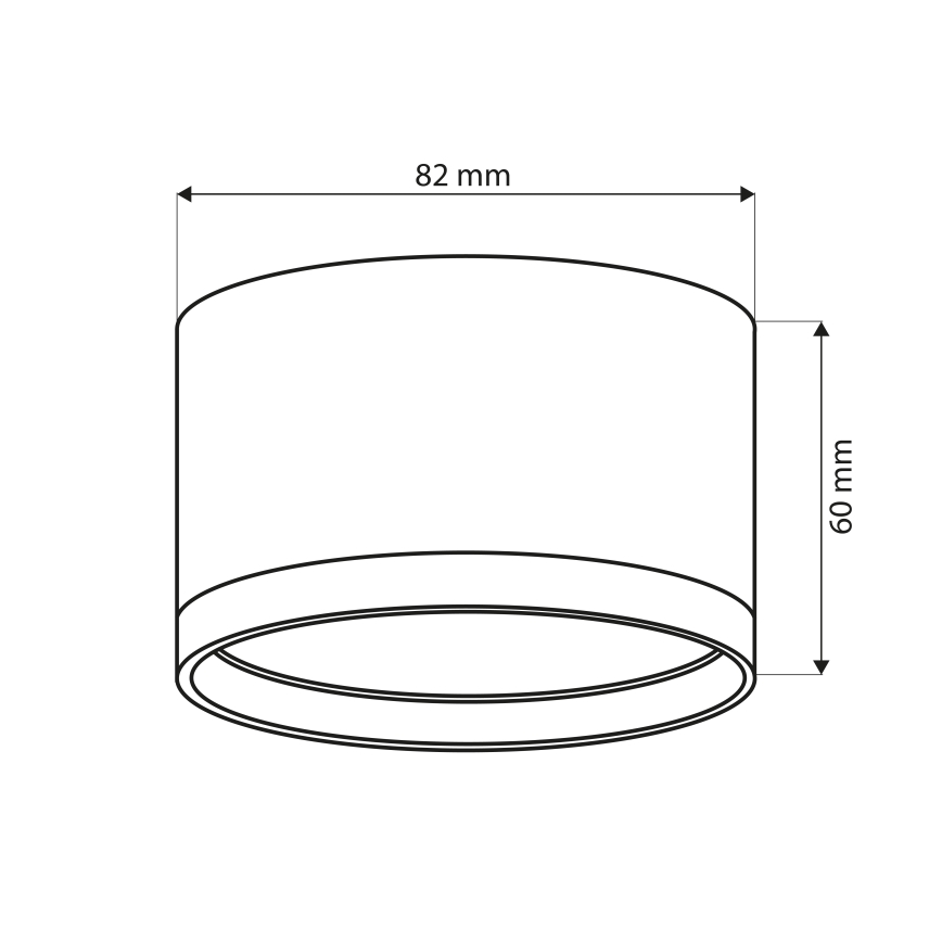 Brilagi - LED Bodové svietidlo SMOOTH 1xGX53/15W/230V čierne