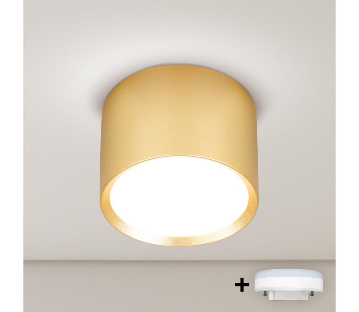 Brilagi - LED Bodové svietidlo SMOOTH 1xGX53/15W/230V zlaté WO-GX-01-GOLD-OEM