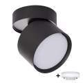 BRILAGI - LED Bodové svietidlo SMOOTH TILTY 1xGX53/15W/230V čierna