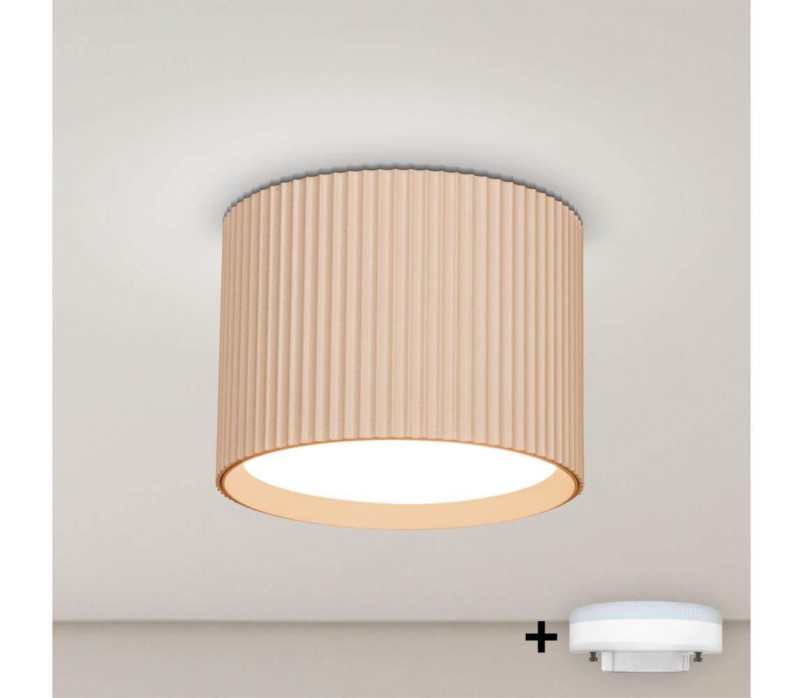 Brilagi - LED Bodové svietidlo STRIPY 1xGX53/15W/230V béžové WO-GX-04-BEI-OEM