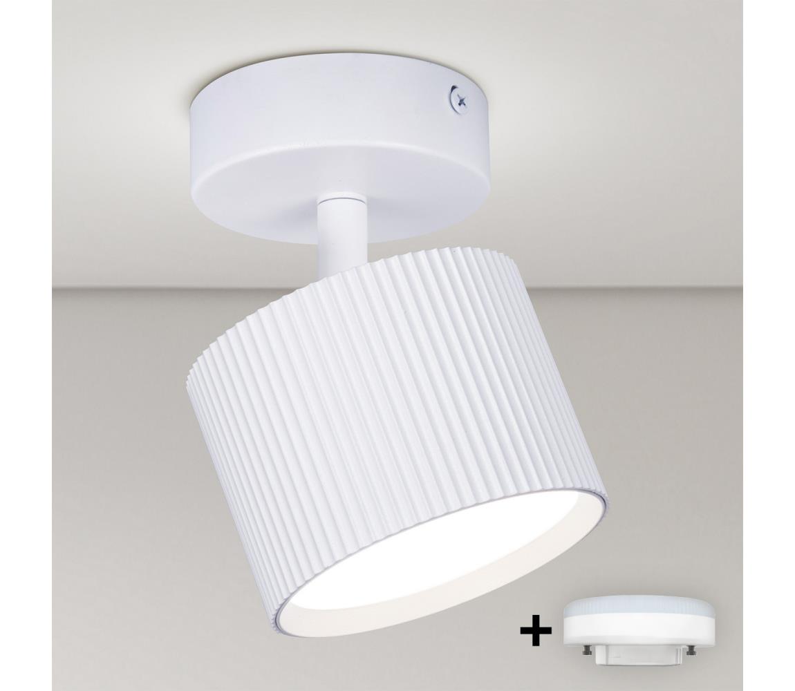 Brilagi - LED Bodové svietidlo STRIPY 1xGX53/15W/230V biela WO-GX-05-WHT-OEM