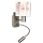 Brilagi - LED Detská flexibilná nástenná lampa BOBO 1xE27/25W/230V + LED/3W matný chróm/biela/ružová/baletky