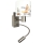 Brilagi - LED Detská flexibilná nástenná lampa BOBO 1xE27/25W/230V + LED/3W matný chróm/biela/zvieratká