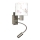 Brilagi - LED Detská flexibilná nástenná lampa BOBO 1xE27/25W/230V + LED/3W matný chróm/krémová/zajačiky