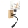 Brilagi - LED Detská flexibilná nástenná lampa BOBO WOOD 1xE27/25W/230V + LED/3W dub/čierna/biela/zvieratká