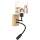 Brilagi - LED detská flexibilná nástenná lampa BOBO WOOD 1xE27/25W/230V + LED/3W dub/čierna/biela/zvieratká