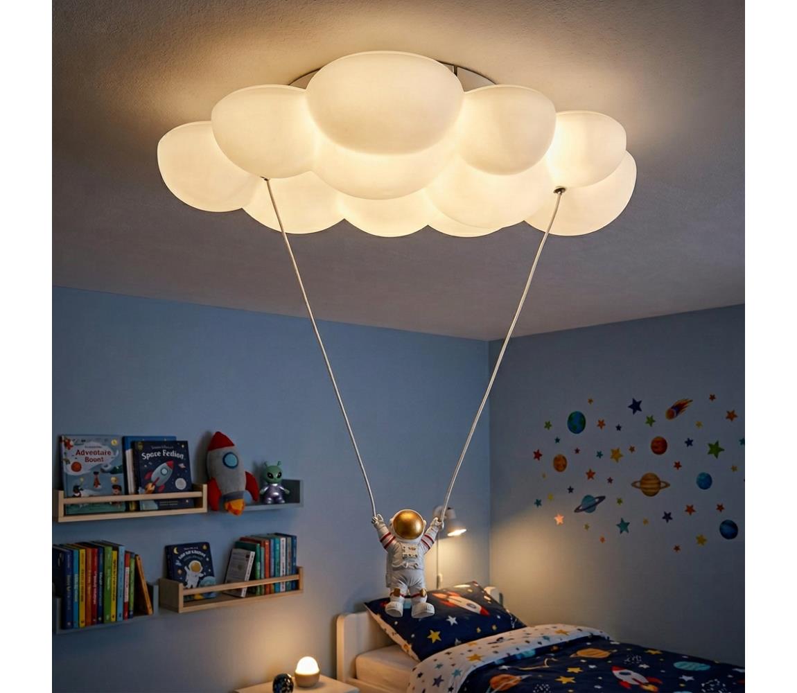 Brilagi - LED detské stropné svietidlo ASTRO LED/77W/230V biela BRLC3324