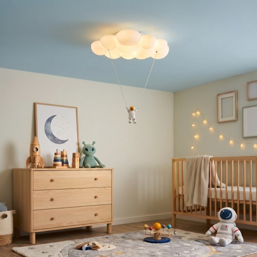 Brilagi - LED detské stropné svietidlo ASTRO LED/77W/230V biela