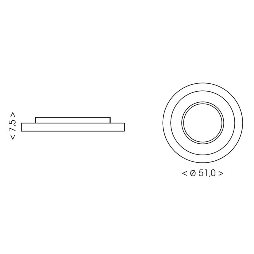 BRILAGI - LED Detské stropné svietidlo ASTRO LED/80W/230V 3000/4500/6000K pr. 51 cm