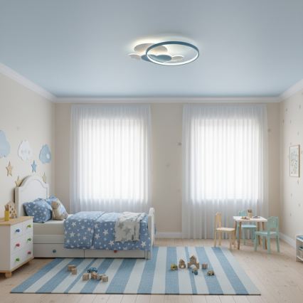 Brilagi - LED Detské stropné svietidlo LOVE LED/48W/230V 3000/4500/6000K modré