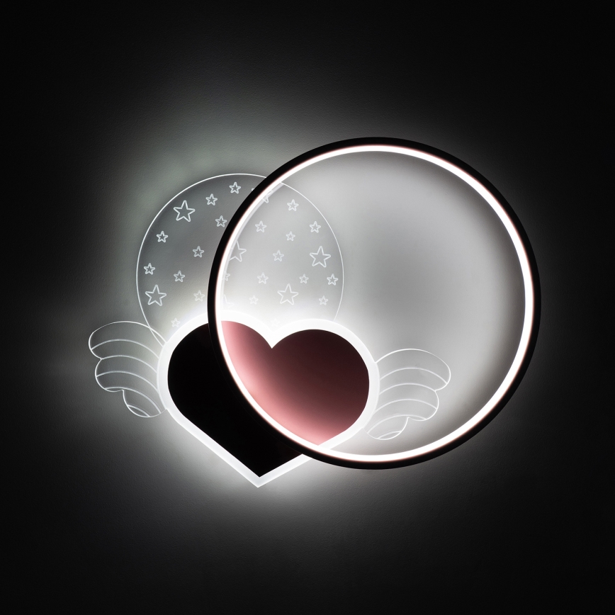 Brilagi - LED detské stropné svietidlo LOVE LED/48W/230V 3000/4500/6000K ružová