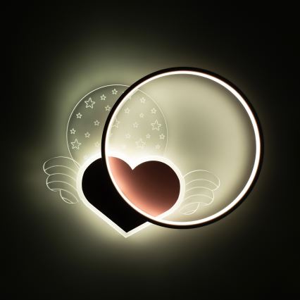 Brilagi - LED detské stropné svietidlo LOVE LED/48W/230V 3000/4500/6000K ružová