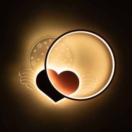 Brilagi - LED detské stropné svietidlo LOVE LED/48W/230V 3000/4500/6000K ružová