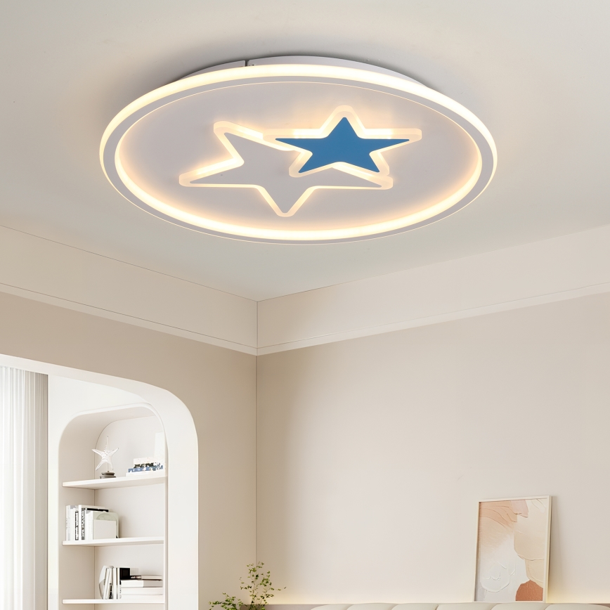 Brilagi - LED Detské stropné svietidlo STARS LED/35W/230V pr. 53 cm