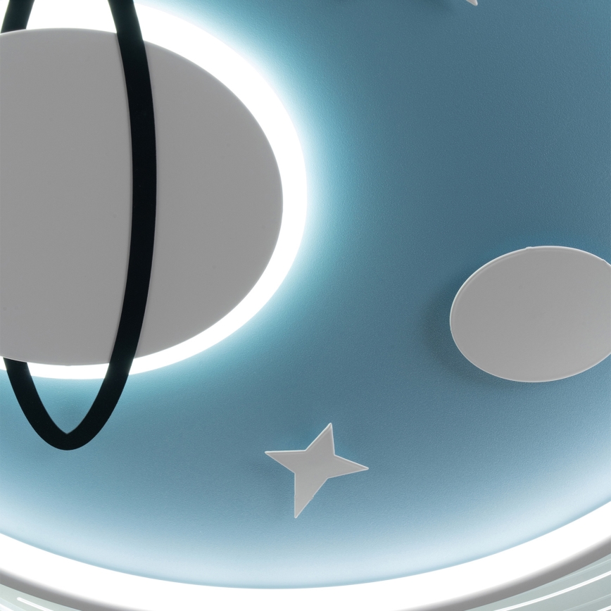 Brilagi - LED Detské stropné svietidlo STARSHIP LED/64W/230V 3000/4500/6000K modré