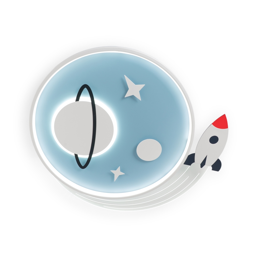 Brilagi - LED Detské stropné svietidlo STARSHIP LED/64W/230V 3000/4500/6000K modré