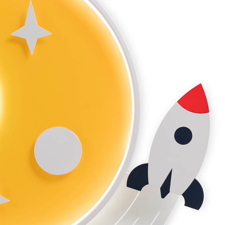 Brilagi - LED Detské stropné svietidlo STARSHIP LED/64W/230V 3000/4500/6000K žltá