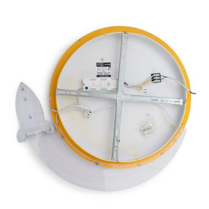 Brilagi - LED Detské stropné svietidlo STARSHIP LED/64W/230V 3000/4500/6000K žltá