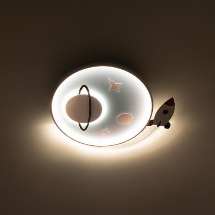 Brilagi -LED Detské stropné svietidlo STARSHIP LED/64W/230V 3000/4500K modré