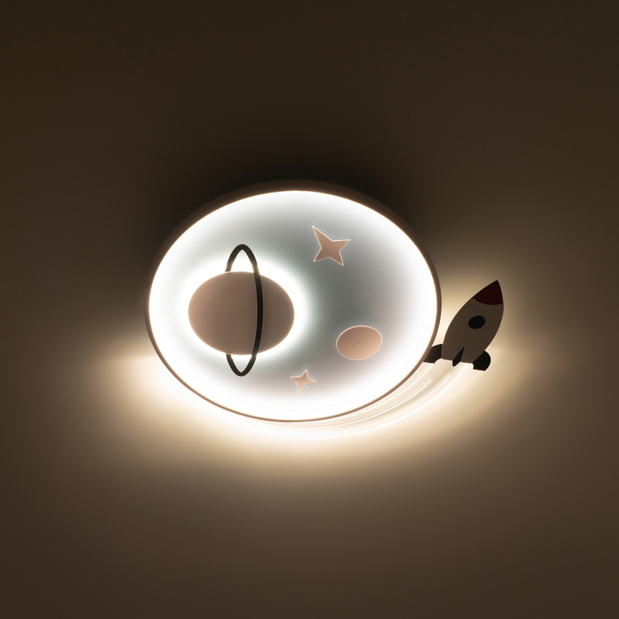 Brilagi -LED Detské stropné svietidlo STARSHIP LED/64W/230V 3000/4500K modré