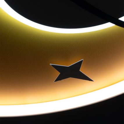 Brilagi -LED Detské stropné svietidlo STARSHIP LED/64W/230V 3000/4500K žltá
