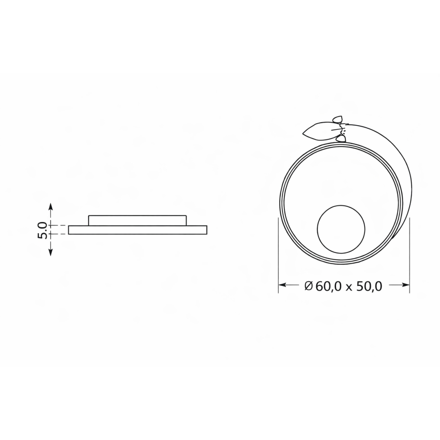 Brilagi -LED Detské stropné svietidlo STARSHIP LED/64W/230V 3000/4500K žltá
