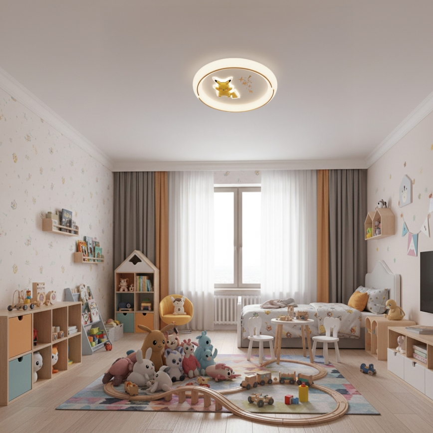 Brilagi - LED detské stropné svietidlo THUNDER LED/90W/230V 3000/4500/6000K pr. 50 cm