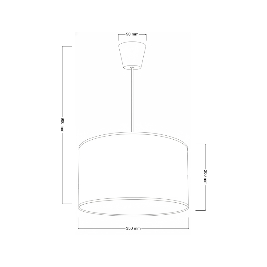 Brilagi - LED Detský luster na lanku BOBO 1xE27/10W/230V pr. 35 cm biela/zajačiky