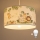 Brilagi - LED detský luster na lanku BOBO 1xE27/10W/230V pr. 35 cm biely/džungľa