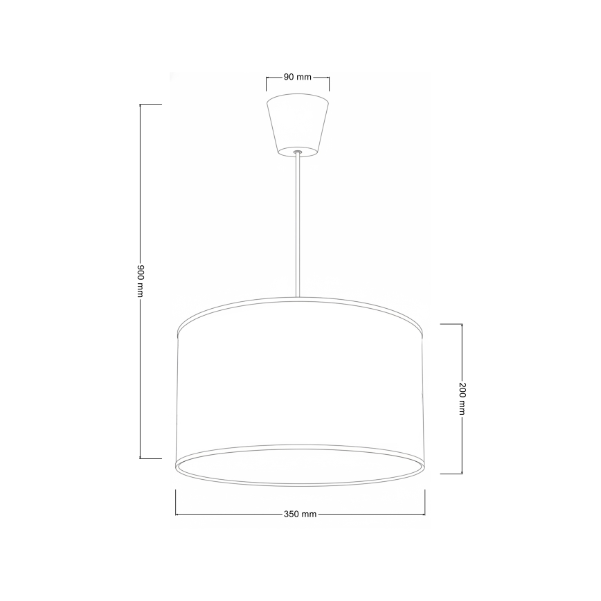 Brilagi - LED detský luster na lanku BOBO 1xE27/60W/230V priemer 35 cm biela/zvieratká