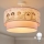 Brilagi - LED detský prisadený luster BOBO 1xE27/10W/230V pr. 40 cm ružová/víly
