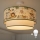 Brilagi - LED Detský prisadený luster BOBO 1xE27/10W/230V priemer 40 cm krémová/zelená/džungľa