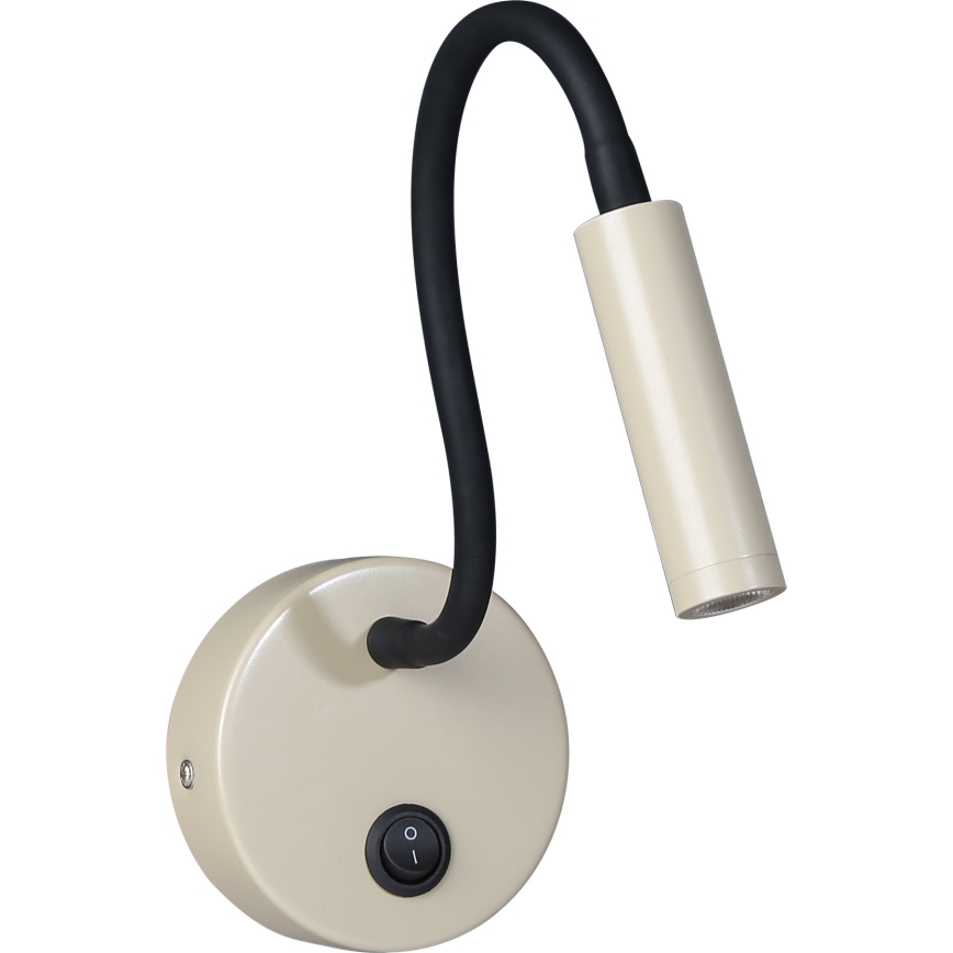 Brilagi - LED Flexibilná nástenná lampa MAYA LED/3W/230V 4000K béžová