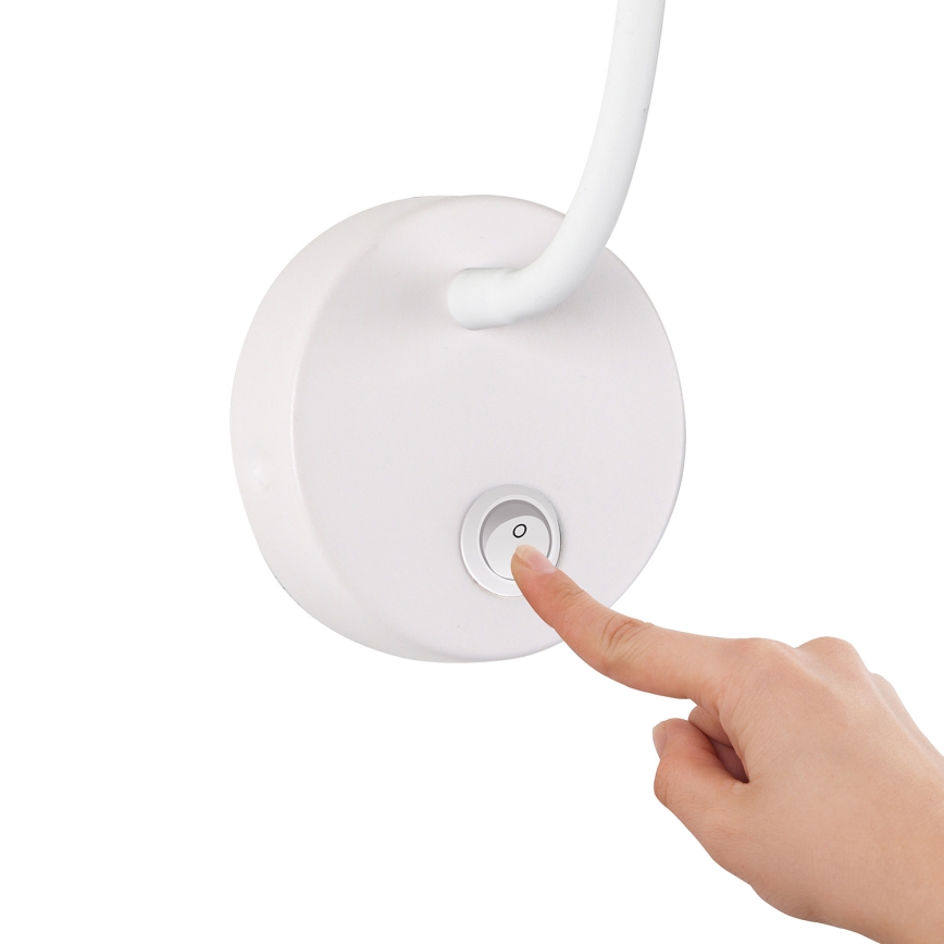 Brilagi - LED Flexibilná nástenná lampa MAYA LED/3W/230V 4000K biela/zlatá