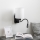 Brilagi - LED Flexibilná nástenná lampa NUBILA 1xE27/25W/230V + LED/3W čierna/biela