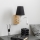 Brilagi - LED Flexibilná nástenná lampa NUBILA WOOD 1xE27/25W/230V + LED/3W dub/čierna