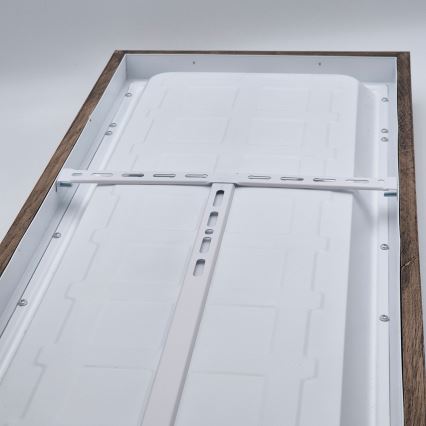 Brilagi - LED Koupelnové stropní svítidlo WOODY FRAME LED/40W/230V 120x30 cm IP44 dub ořech