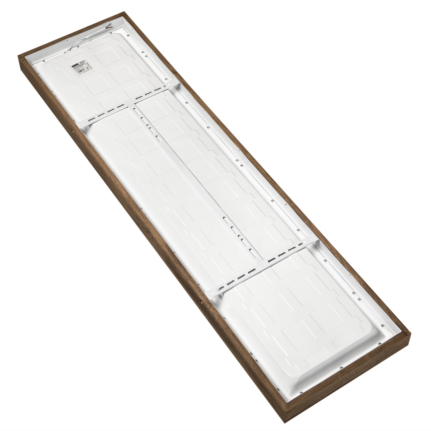 Brilagi - LED Koupelnové stropní svítidlo WOODY FRAME LED/40W/230V 120x30 cm IP44 dub ořech
