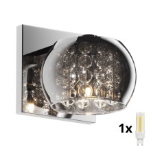 Brilagi - LED Krištáľové nástenné svietidlo JEWEL 1xG9/42W/230V