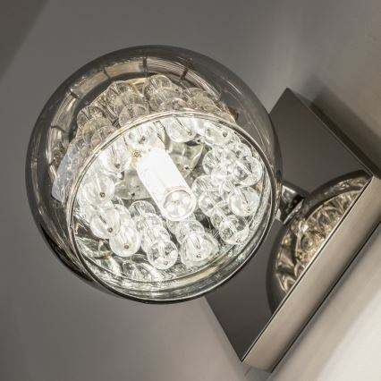 Brilagi - LED Krištáľové nástenné svietidlo JEWEL 1xG9/42W/230V