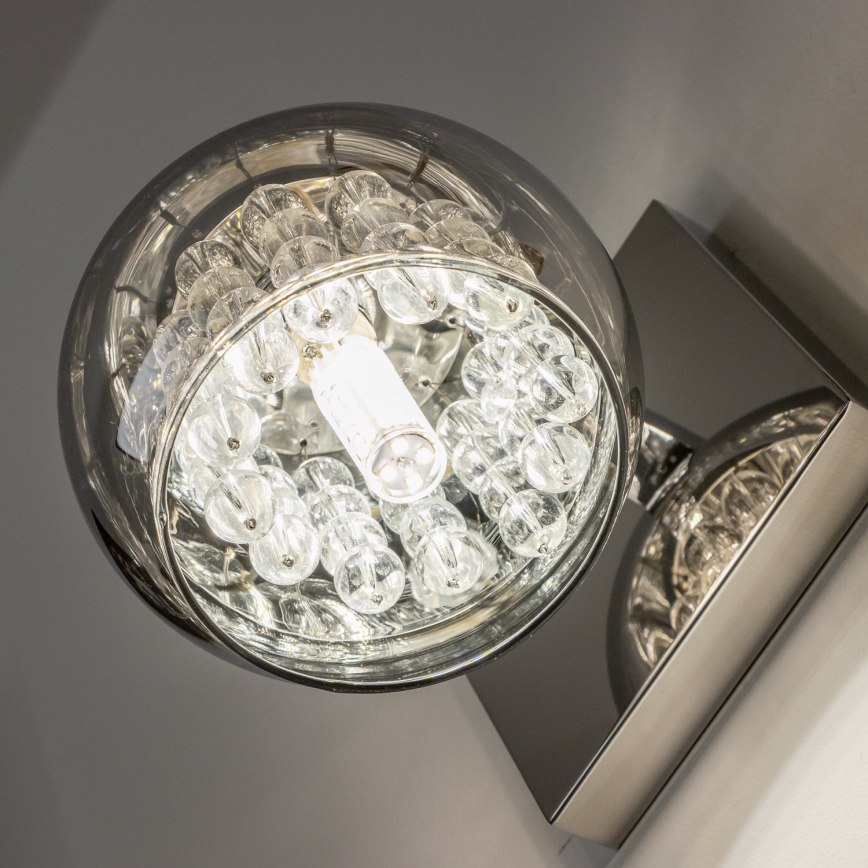 Brilagi - LED Krištáľové nástenné svietidlo JEWEL 1xG9/42W/230V