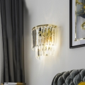 BRILAGI - LED Krištáľové nástenné svietidlo MOZART 2xE14/40W/230V zlatá