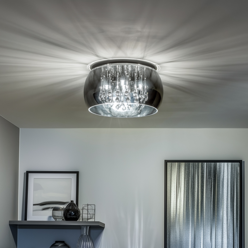 Brilagi - LED Krištáľové stropné svietidlo JEWEL 5xG9/42W/230V