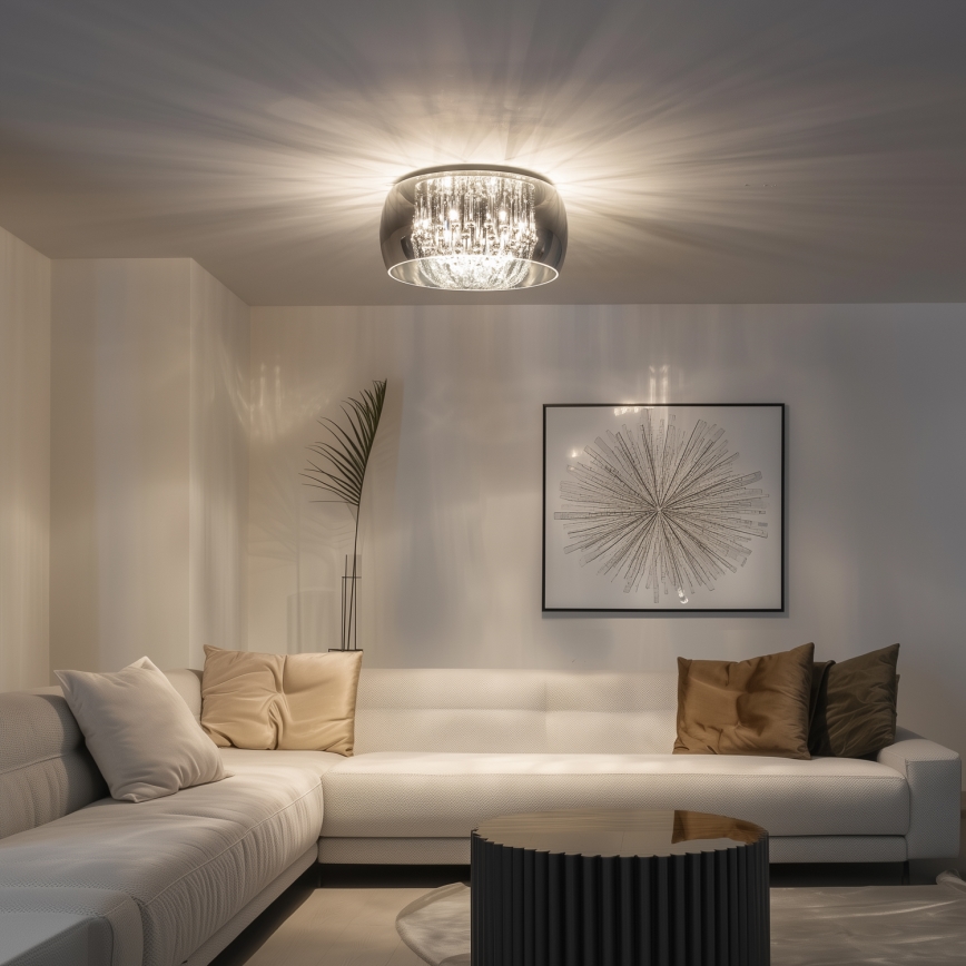 Brilagi - LED Krištáľové stropné svietidlo JEWEL 6xG9/40W/230V pr. 50 cm