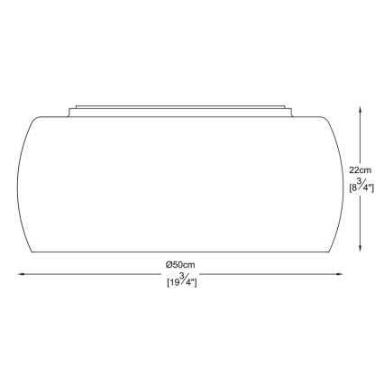 Brilagi - LED Krištáľové stropné svietidlo JEWEL 6xG9/40W/230V pr. 50 cm