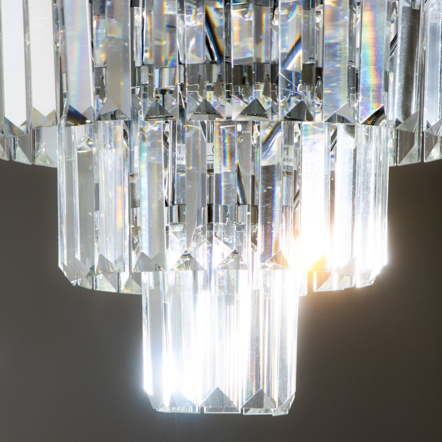 Brilagi - LED Krištáľové stropné svietidlo MOZART 5xE14/40W/230V lesklý chróm