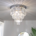 Brilagi - LED krištáľové stropné svietidlo MOZART 5xE14/40W/230V pr. 40 cm lesklý chróm