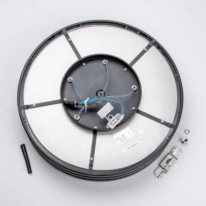 Brilagi - LED Krištáľové stropné svietidlo VELURE 5xE14/40W/230V čierna