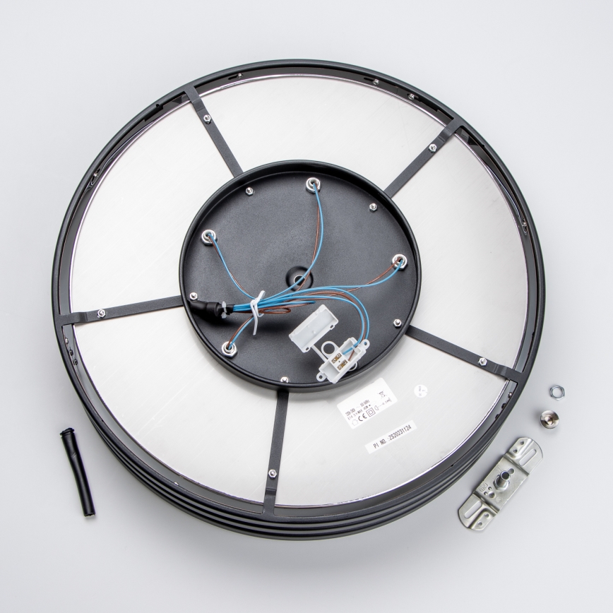 Brilagi - LED Krištáľové stropné svietidlo VELURE 5xE14/40W/230V čierna